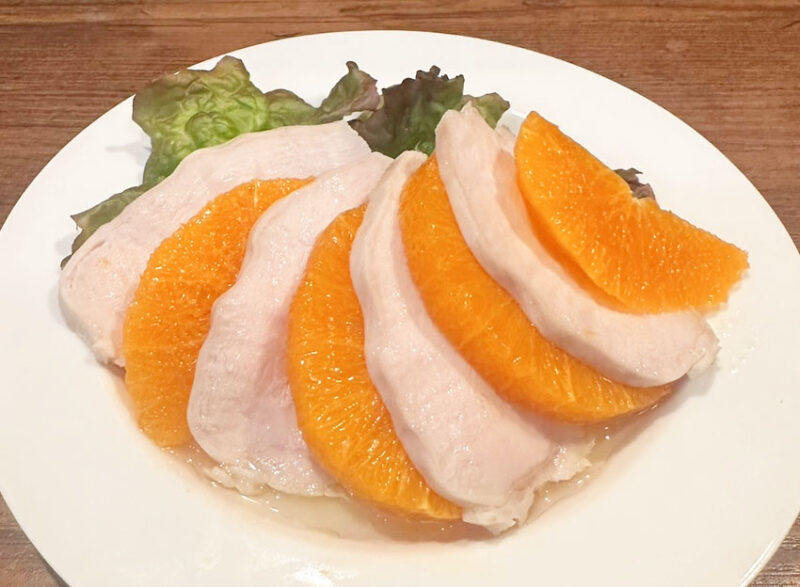 とりとオレンジのサラダ